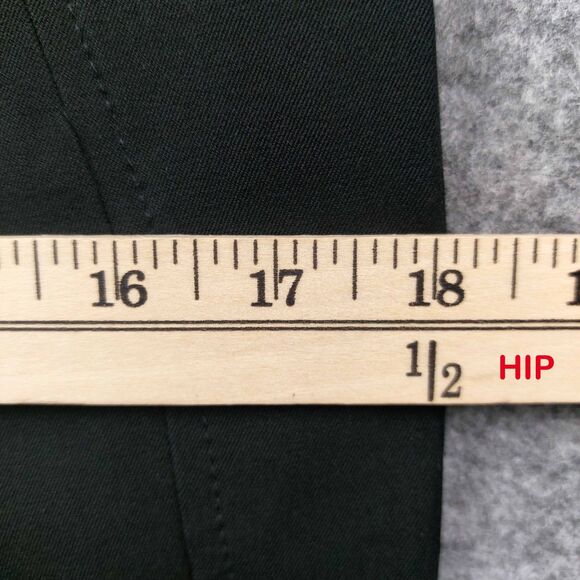 Isaac Mizrahi Live 24/7 Pant Size 10 Black Stretch Straight Leg - Picture 5 of 13